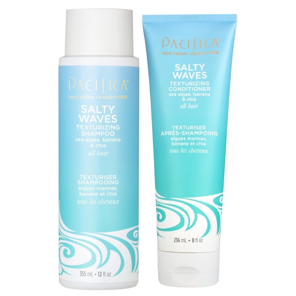 Pacifica Beauty Salty Waves Texturizing Shampoo + Texturizing Conditioner